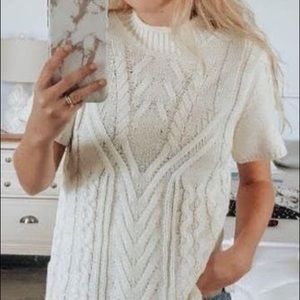 Roolee womens short sleeve knit top